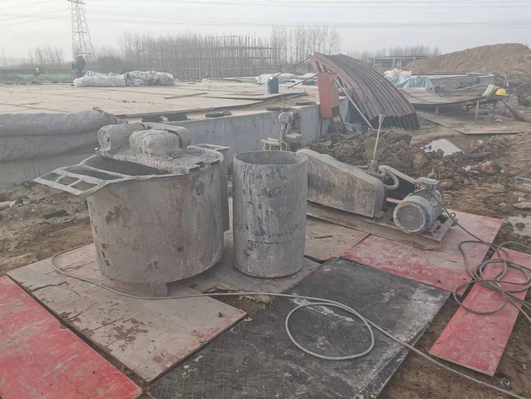 屏边设备基础注浆