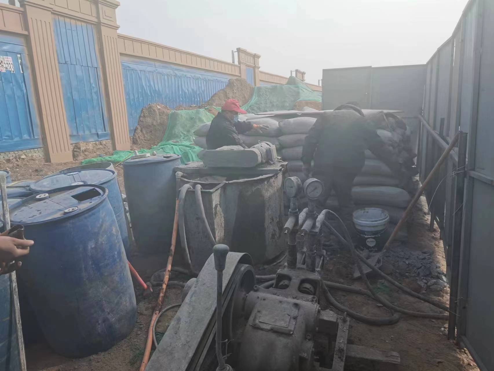 屏边房屋下沉注浆